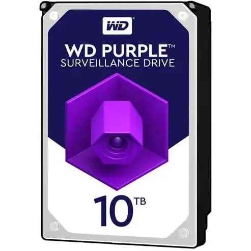 هارد اینترنال وسترن دیجیتال بنفش ظرفیت 10 ترابایت WD10 TB purple HDD
